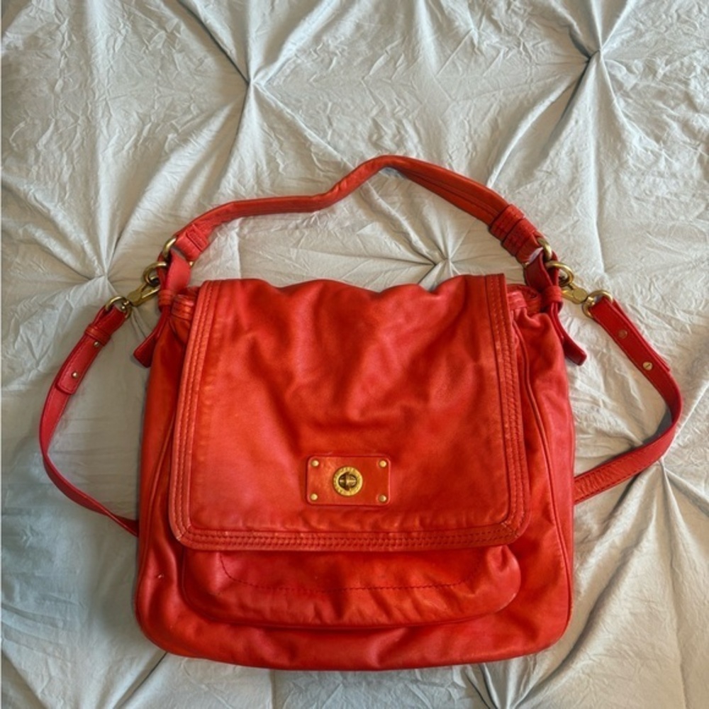 EUC Marc by Marc Jacobs Totally Turn-Lock Lydia Satchel Tomato